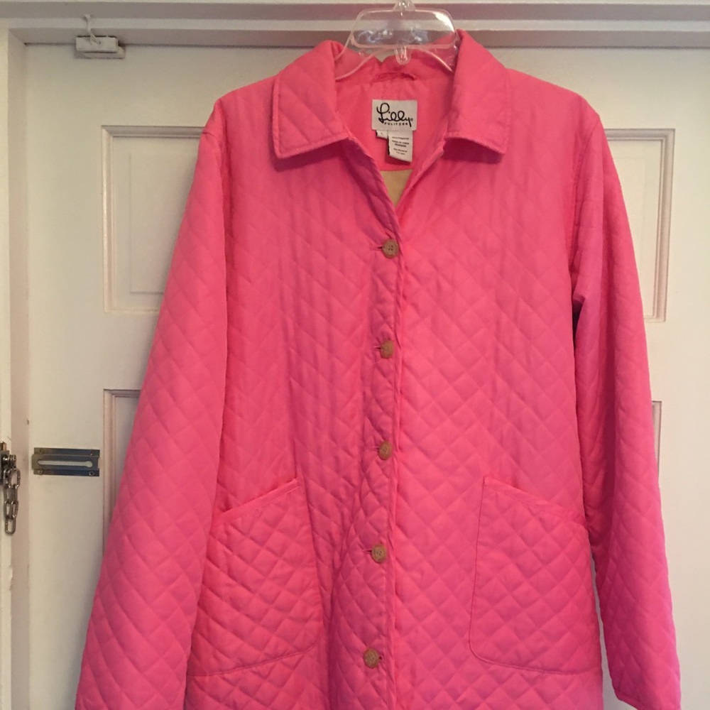 Lilly Pulitzer Lightweight Jacket L Pink